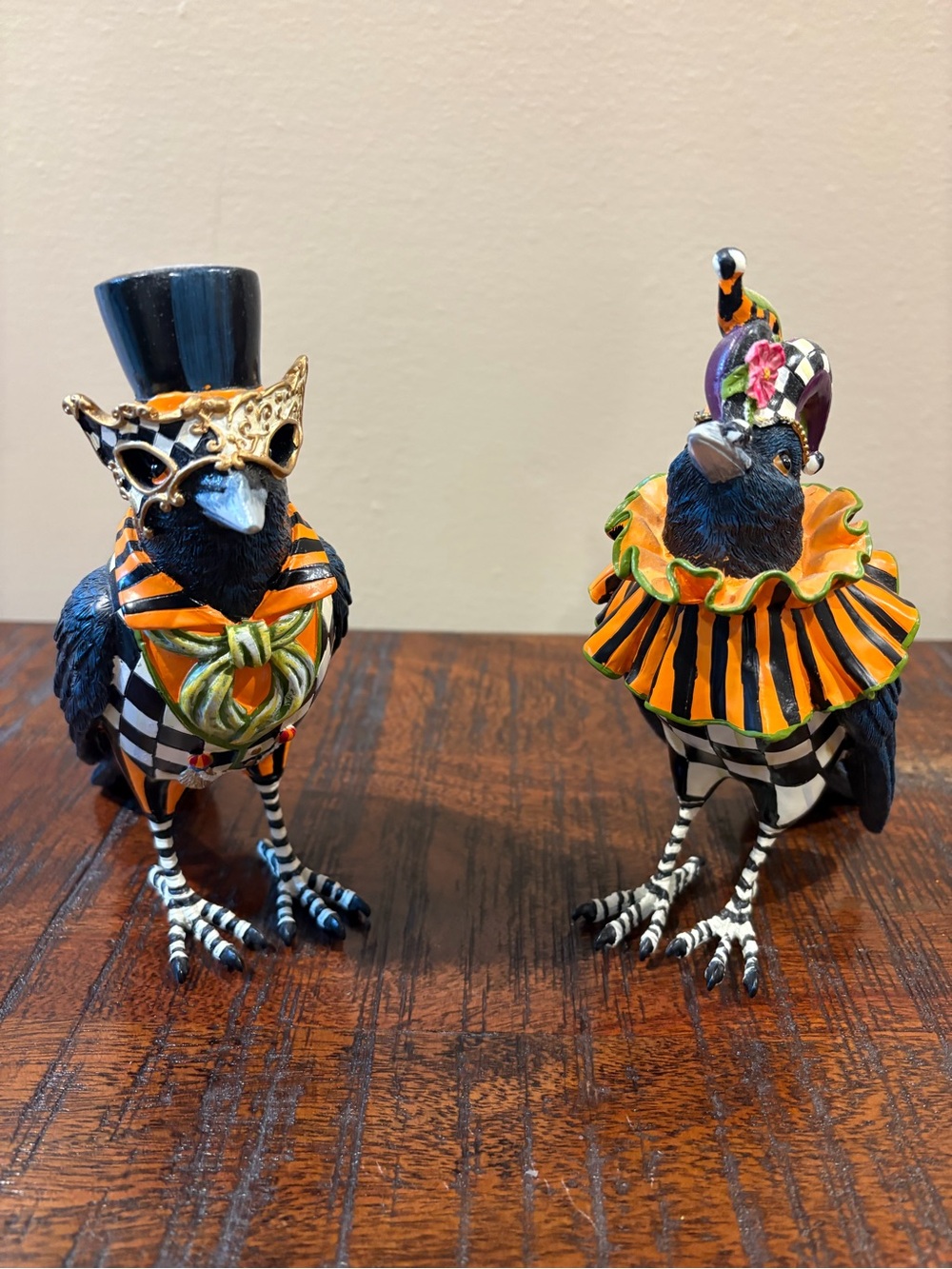 MacKenzie-Childs Masquerade Crows - Set of 2